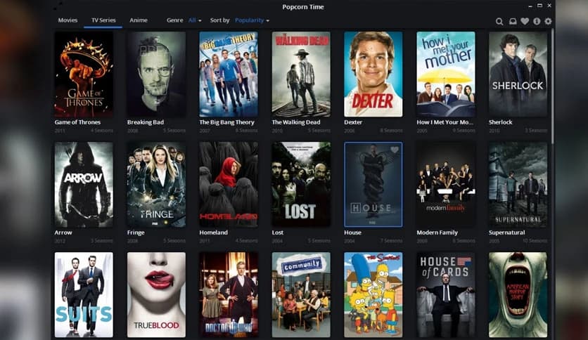 Popcorn Time Desktop Latest