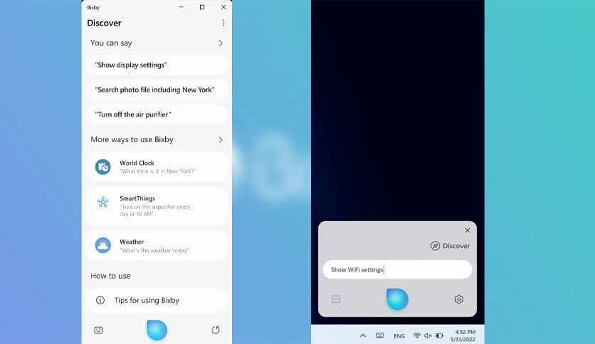 Samsung Bixby For Windows