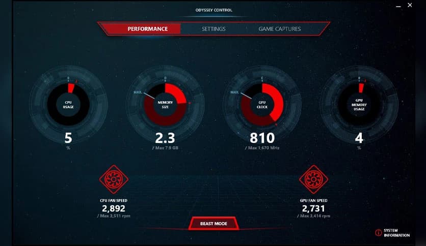 Samsung Odyssey Control