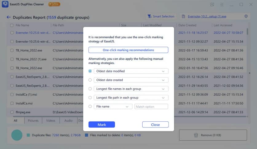 EaseUS DupFiles Cleaner Pro 3.8.0.2412271307