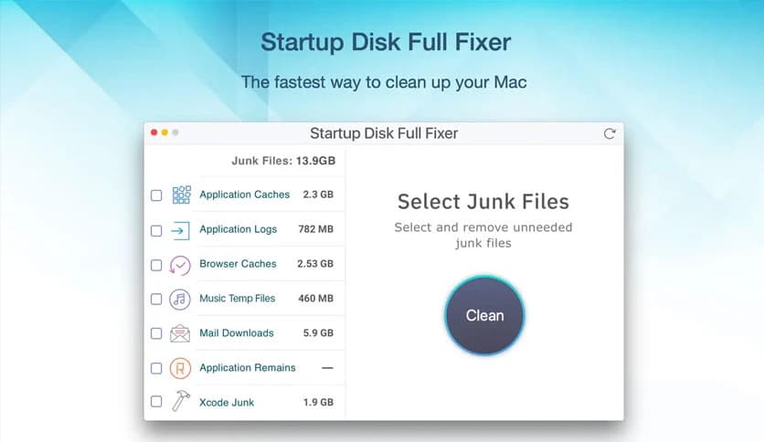 Startup Disk Full Fixer