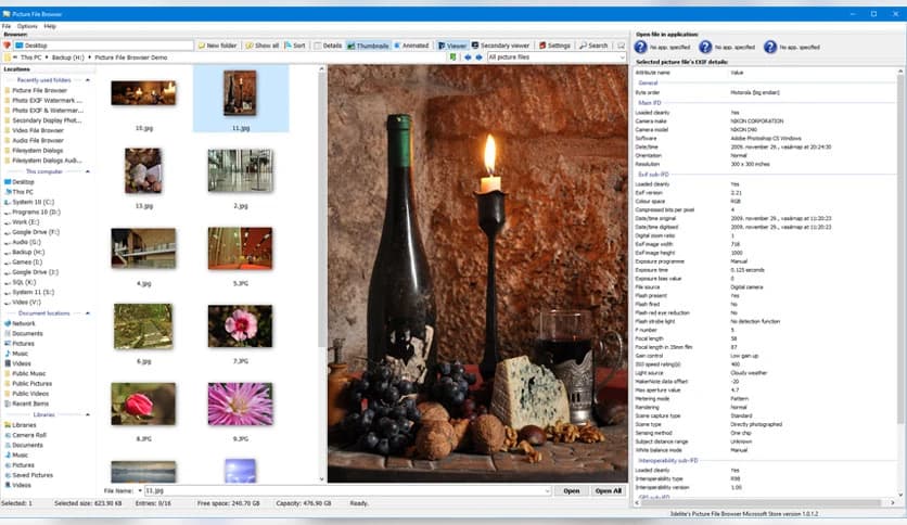 3delite Picture File Browser 1.0.42.48