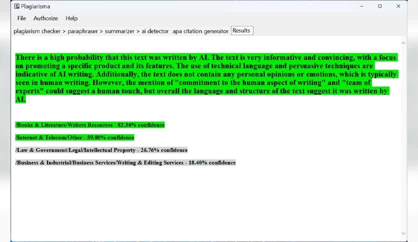 Plagiarisma Plagiarism Checker