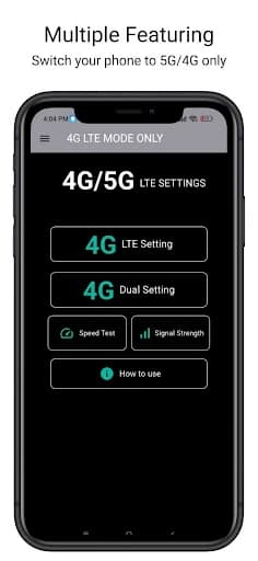 Force 4G – LTE Only Mode 2.0.0