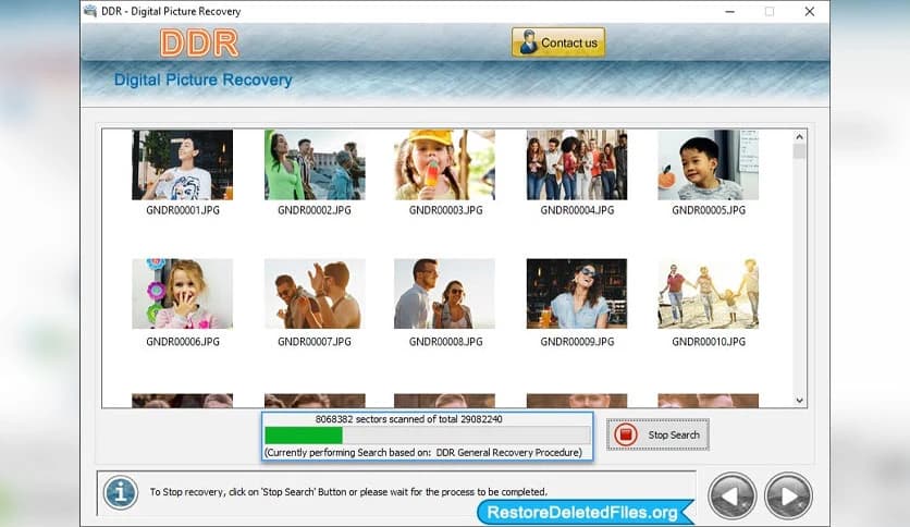 Restore Files – Digital Photos Recovery
