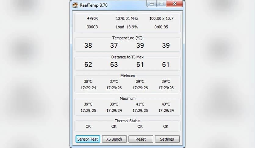TechPowerUp Real Temp