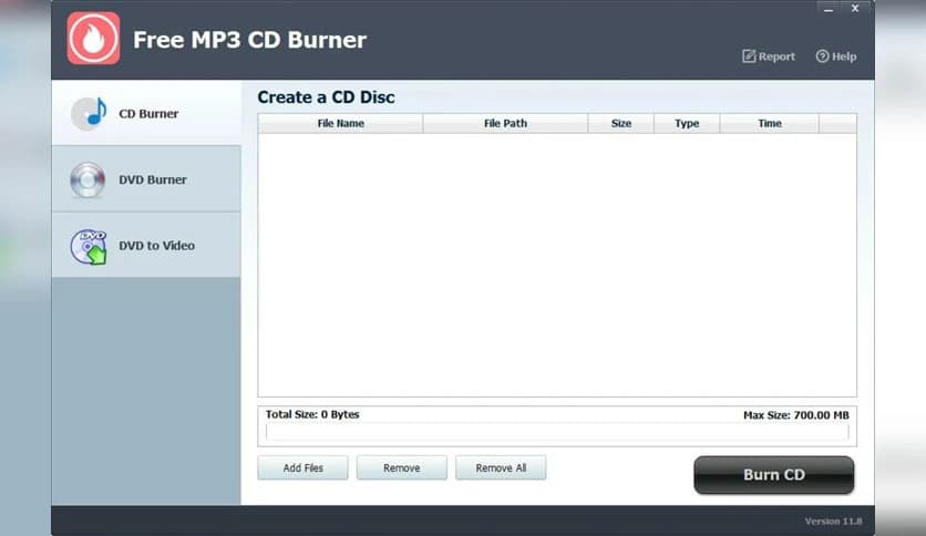 IUWEsoft Free MP3 CD Burner