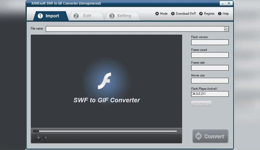 IUWEsoft SWF to GIF Converter