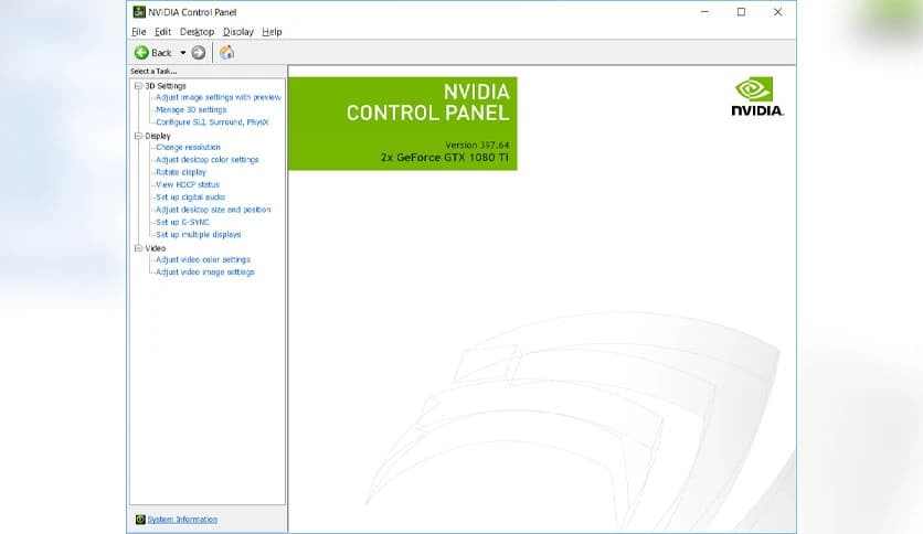 NVIDIA Control Panel