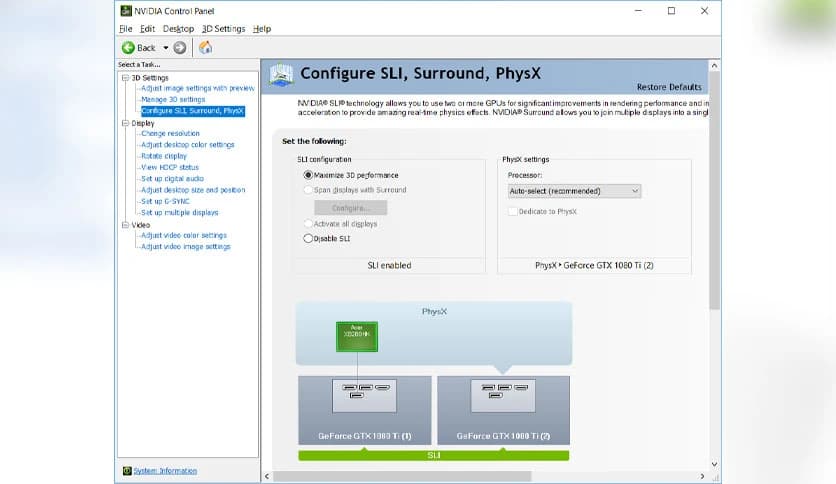 NVIDIA Control Panel