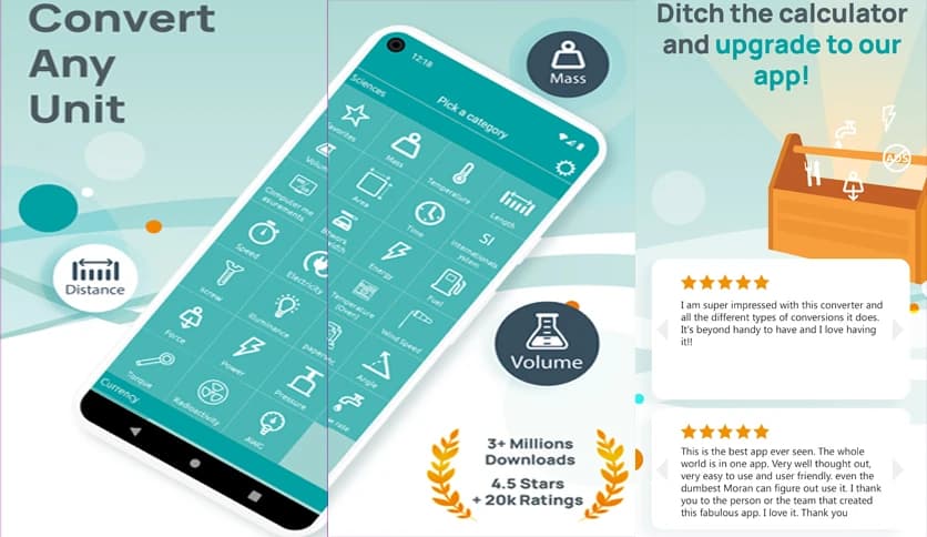 Unit converter, Convert metric 2.6.0
