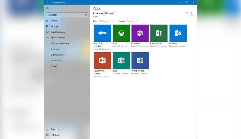 Microsoft Company Portal