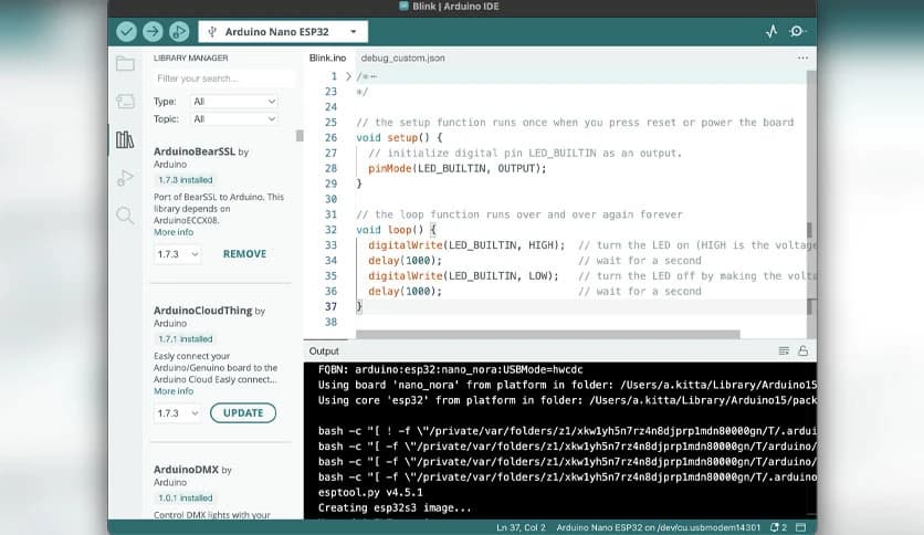 Arduino IDE 2.3.7