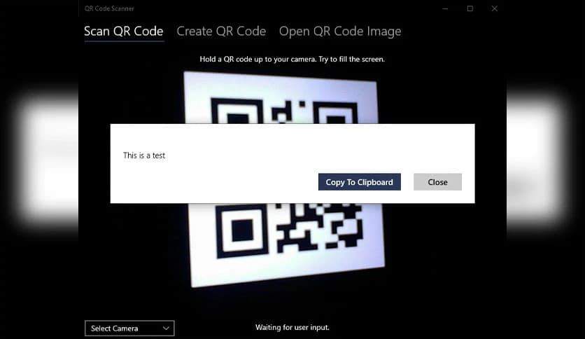 Matthias Duyck QR Code Scanner