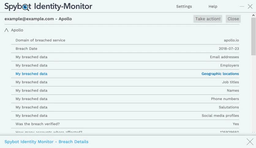Spybot Identity Monitor 5.1