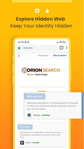 Orion Browser – TOR Powered 2.3.5