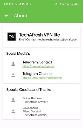 TechAfresh VPN Lite 21.0