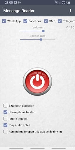 Message Reader – Reads aloud 4.29