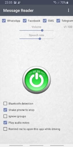 Message Reader – Reads aloud 4.29