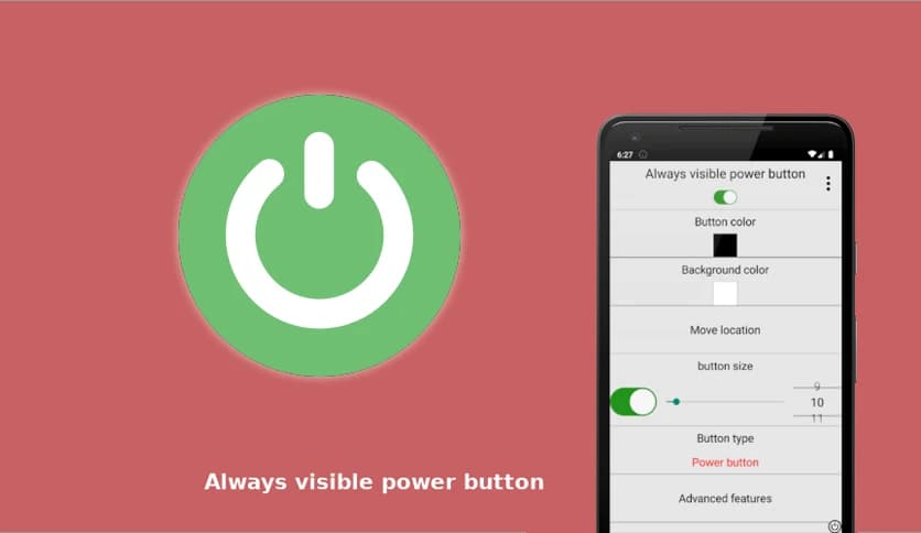 Always visible power button 2.30