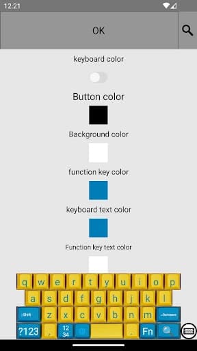 Always visible numeric keypad 1.51