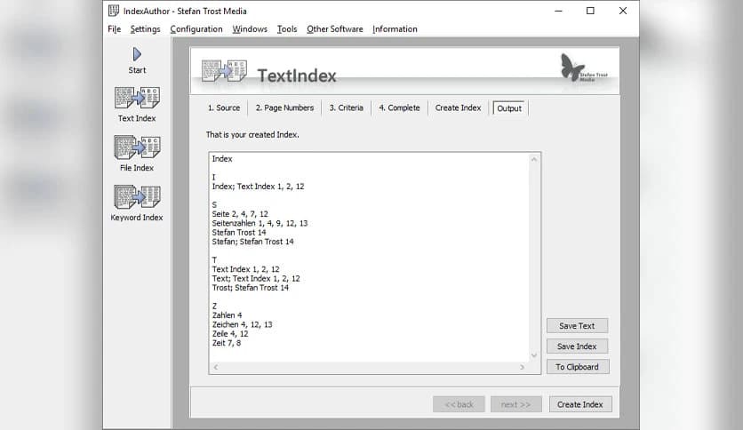 Stefan Trost IndexAuthor
