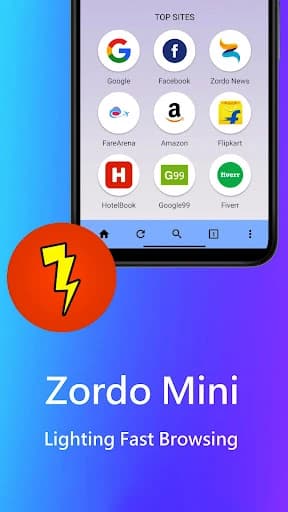 Mini Browser – Zordo Mini 9.0