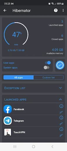Hibernator: Force Stop Apps 2.55.6 build 5201