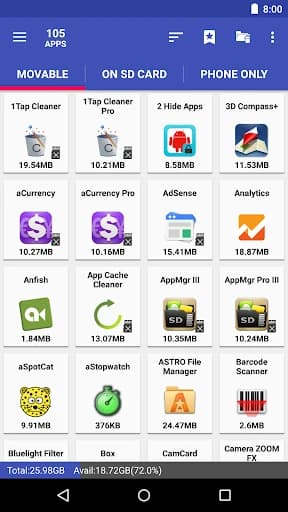 AppMgr Pro III (App 2 SD) 6.08