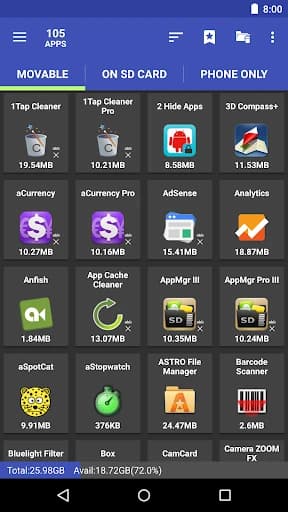 AppMgr Pro III (App 2 SD) 6.08