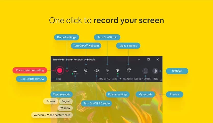 Mixilab ScreenMix – Screen Recorder