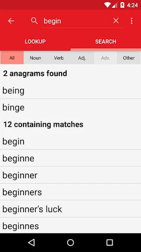 Chambers Dictionary 5.3