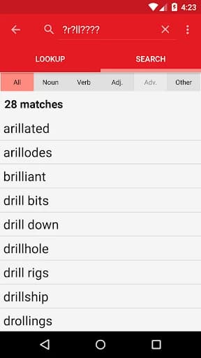 Chambers Dictionary 5.3