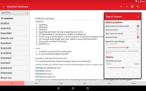 Chambers Dictionary 5.3