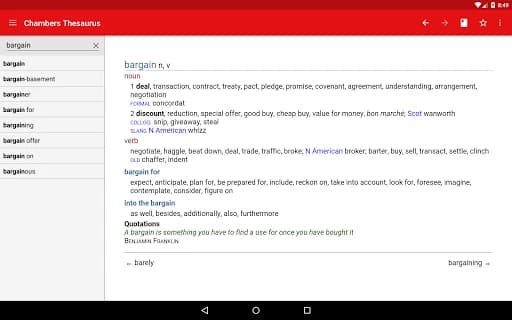 Chambers Thesaurus 5.4