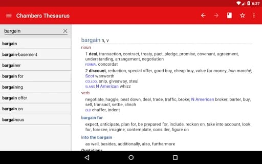 Chambers Thesaurus 5.4