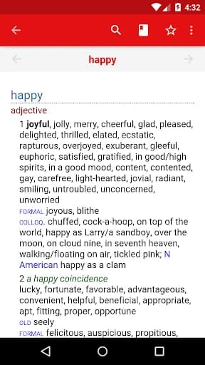 Chambers Thesaurus 5.4