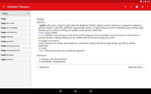 Chambers Thesaurus 5.4