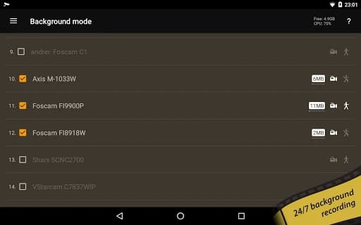tinyCam Monitor PRO for IP Cam 17.4.2