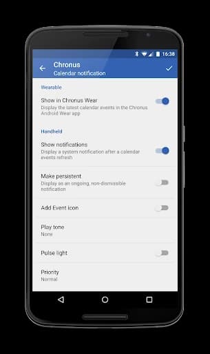 Chronus Information Widgets 25.0