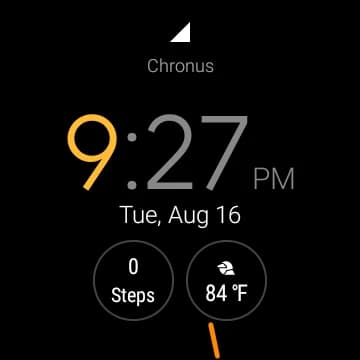 Chronus Information Widgets 25.0
