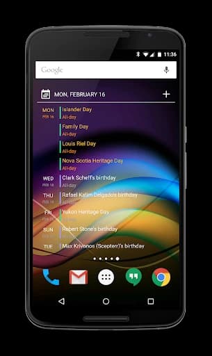 Chronus Information Widgets 25.0