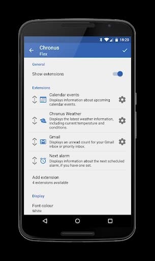 Chronus Information Widgets 25.0