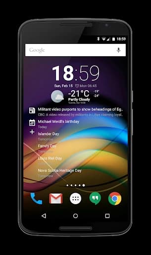 Chronus Information Widgets 25.0