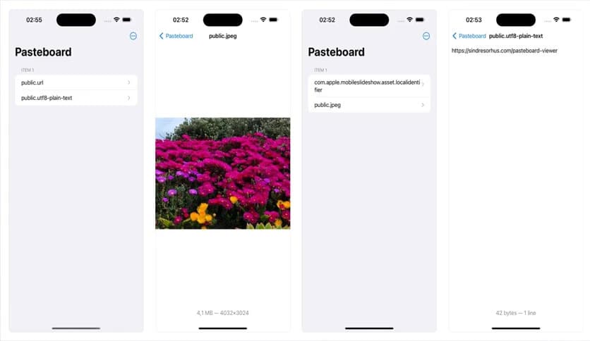 SindreSorhus Pasteboard Viewer
