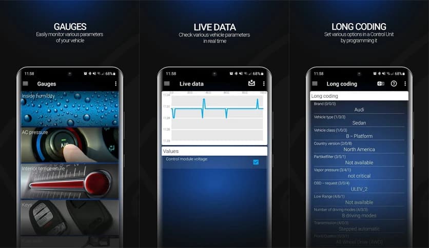 OBDeleven VAG car diagnostics 0.103.0