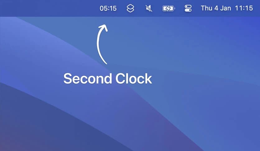 Sindre Sorhus Second Clock