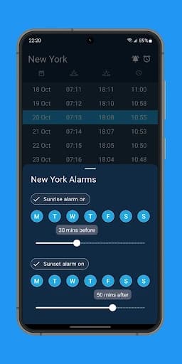 Sunrise and Sunset Times 6.6.0