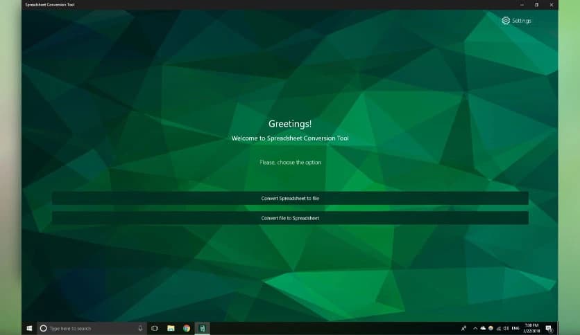 Roxy Spreadsheet Conversion