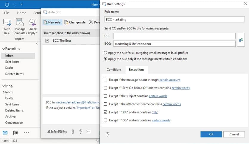 Ablebits AutoBCC for Outlook 2024.2.512.1865